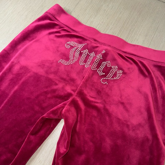 Juicy Couture Velvet Pants in Deep Pink - Picture 7 of 7